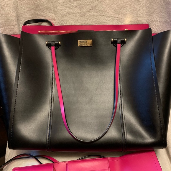 Kate Spade Tote with Matching Clutch/Wallet - Picture 3 of 8